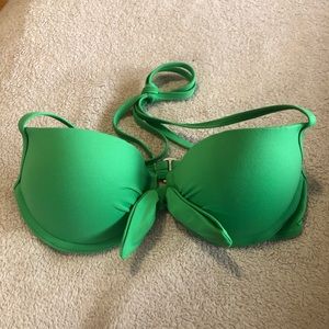 Gilly Hicks Green Underwire Bikini Top